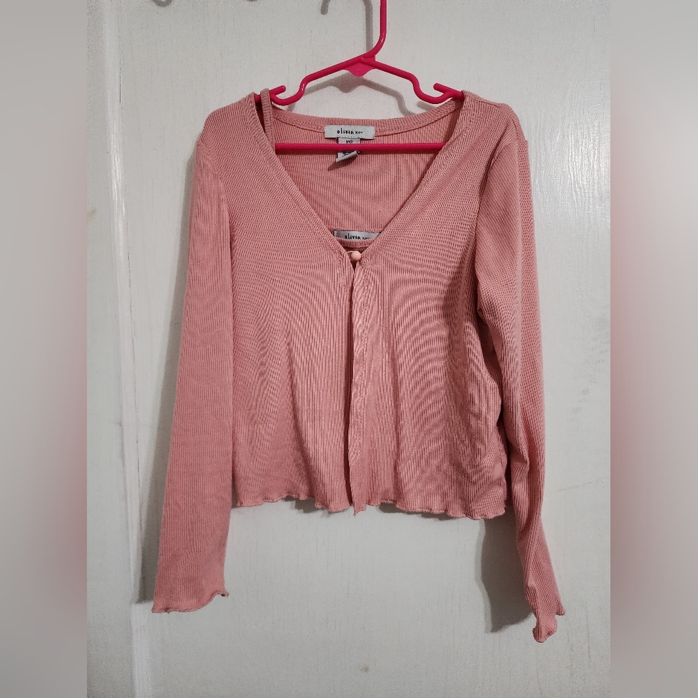 Olivia Kay sz 8 girls pink Camisole & Cover up 2 piece set